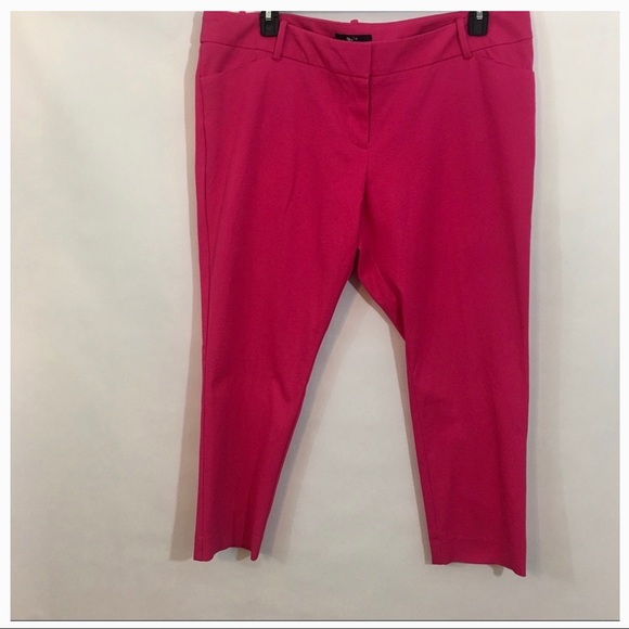 Hot pink cropped pants - Picture 1 of 2